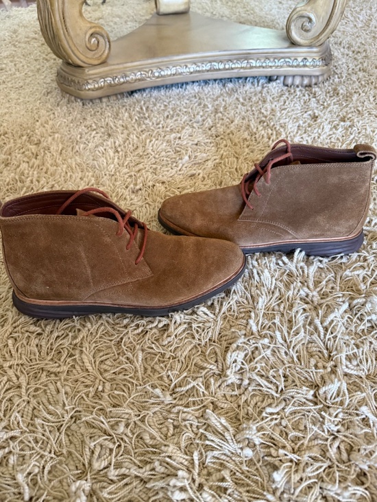 Cole Haan LunarGrand Tan Suede Chukka Ankle Boots Size 9.5 main image 5